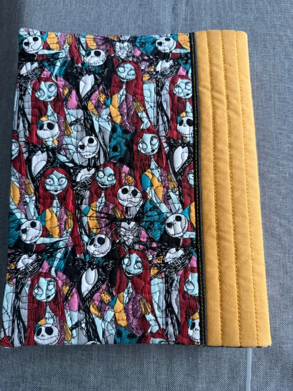 Quilted composition or junk journal book covers